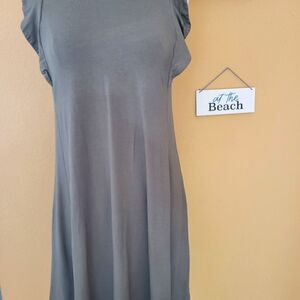 LOFT Khaki Green Dress 